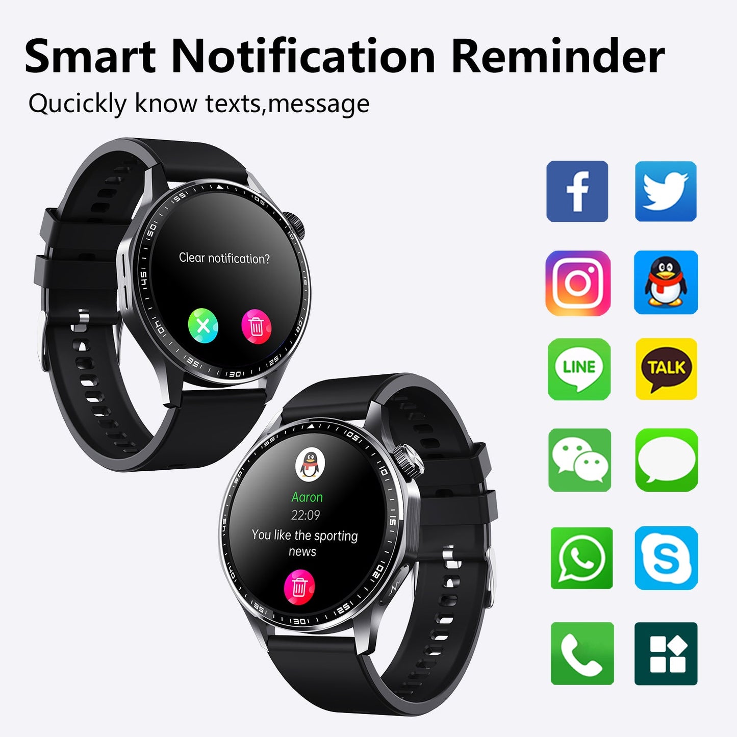 Advanced Health Monitoring Smartwatch – ECG, SpO2, 24/7 Heart Rate, Sleep & Stress Tracking