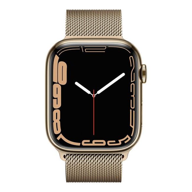 Apple Watch Series 7 45mm Cellular Stainless Steel – Always-Connected Health & Fitness Smartwatch with Large Retina Display