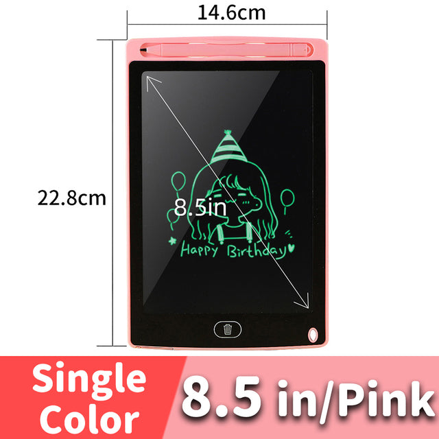 LCD Drawing Tablet for Kids | Colour Writing Board | Reusable Electronic Doodle Pad | Stylus Included | 6.5"–16"