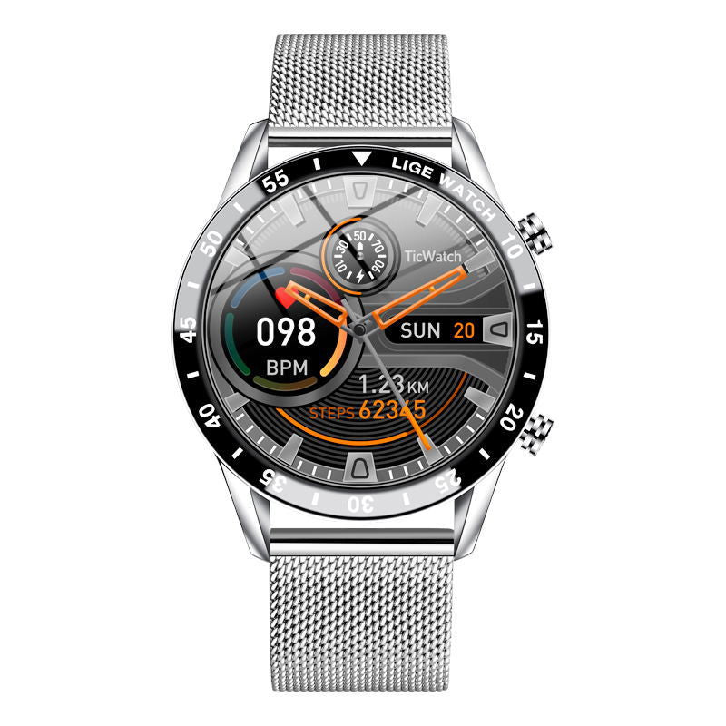 Multifunctional Smart Watch with Bluetooth Calling – Heart Rate, Blood Pressure, Pedometer & Waterproof (30M)