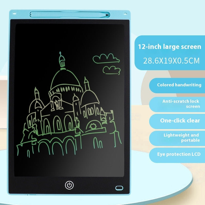 LCD Drawing Tablet for Kids | Colour Writing Board | Reusable Electronic Doodle Pad | Stylus Included | 6.5"–16"
