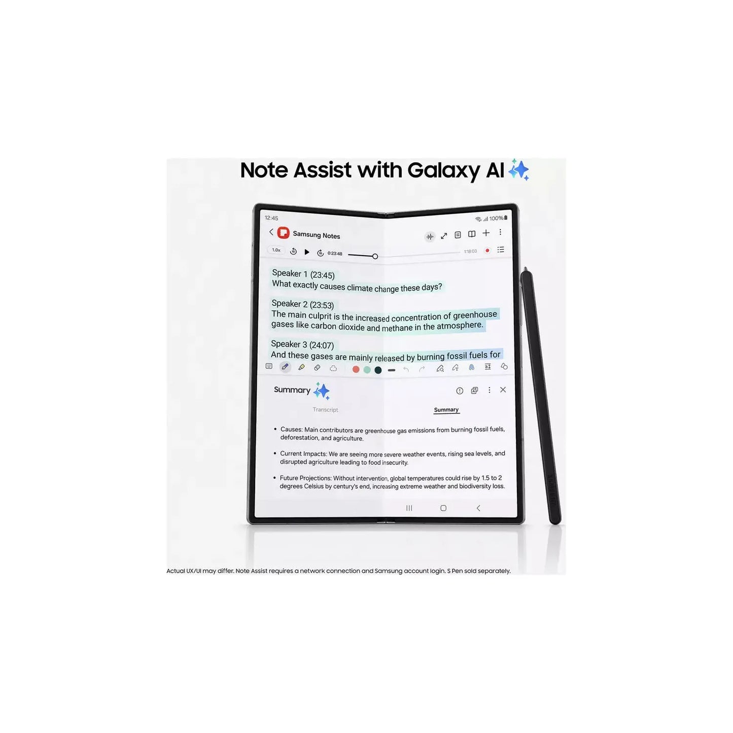 Samsung Galaxy Z Fold 6 5G 256GB Foldable Smartphone | 7.6” Dynamic AMOLED 2X AI Phone Unlocked