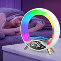 O Light 3-in-1 Wireless Charging Bluetooth Speaker Night Light | 15W Fast Charge | Clock | Dimmable | Alarm