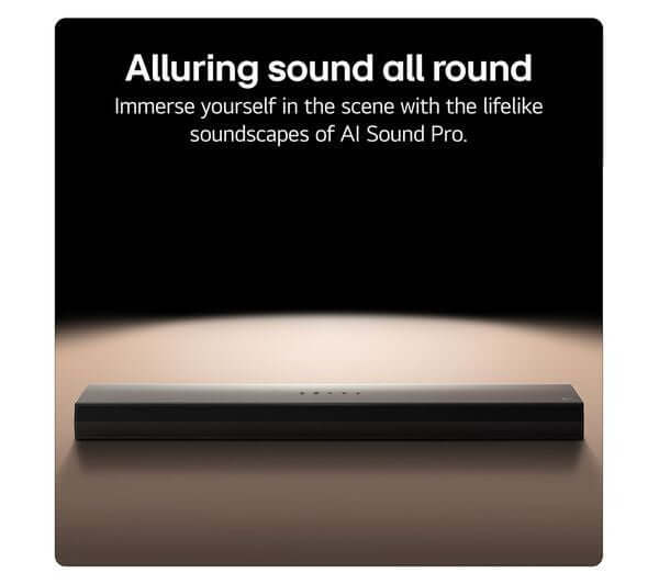 LG US60TR SOUNDBAR 5.1 440W WIRELESS SUBWOOFER BLUETOOTH HDMI USB AI SOUND PRO