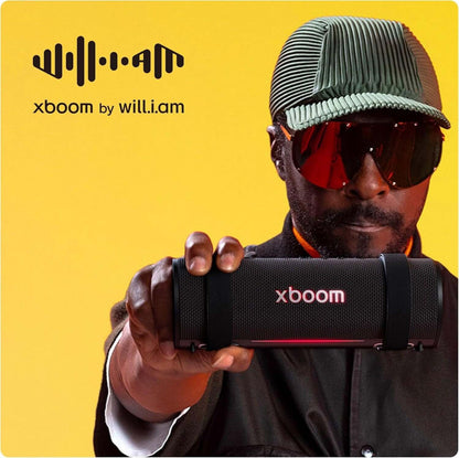 LG XBOOM GRAB PORTABLE BLUETOOTH SPEAKER 30W WATER RESISTANT IP67 AUX-IN BLACK