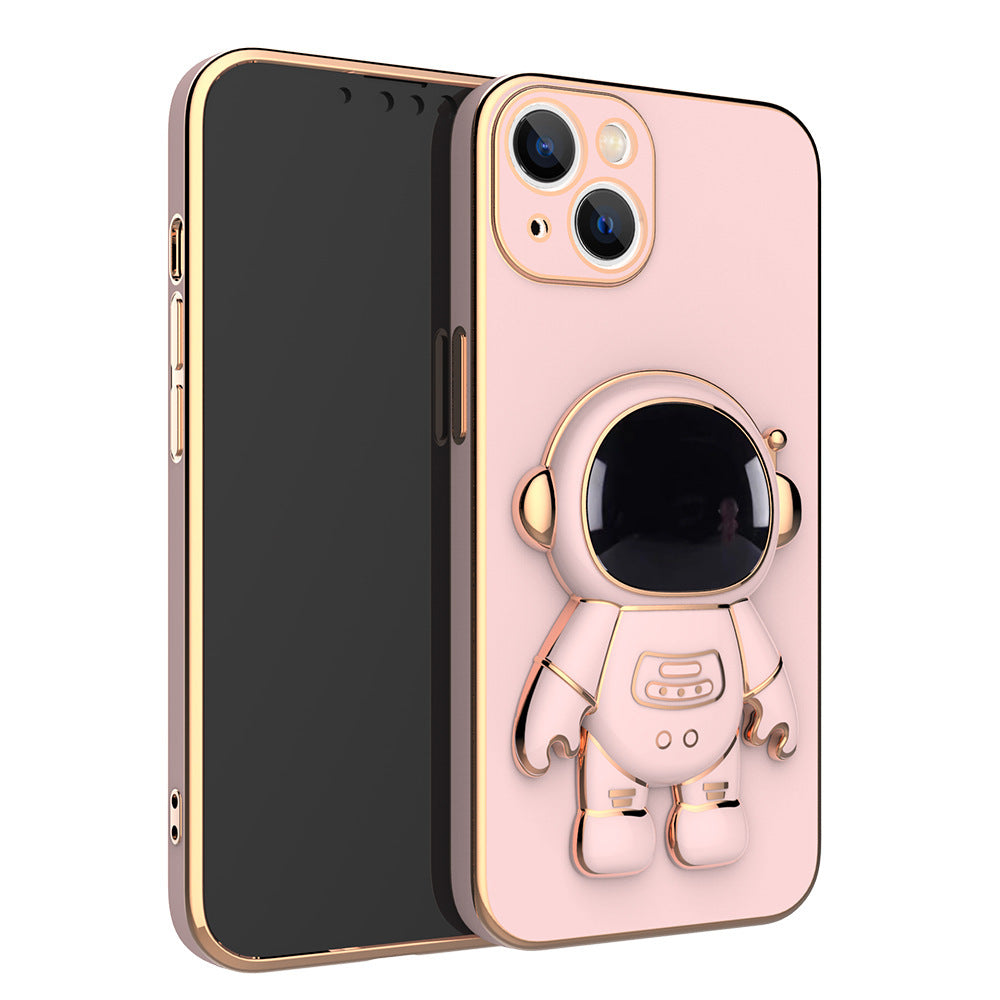Funda para iPhone de Astronauta 3D con Soporte – Cubierta Protectora Antigolpes, Divertido Diseño Espacial