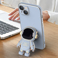 3D Astronaut iPhone Case with Stand – Shockproof Protective Cover, Fun Space Design