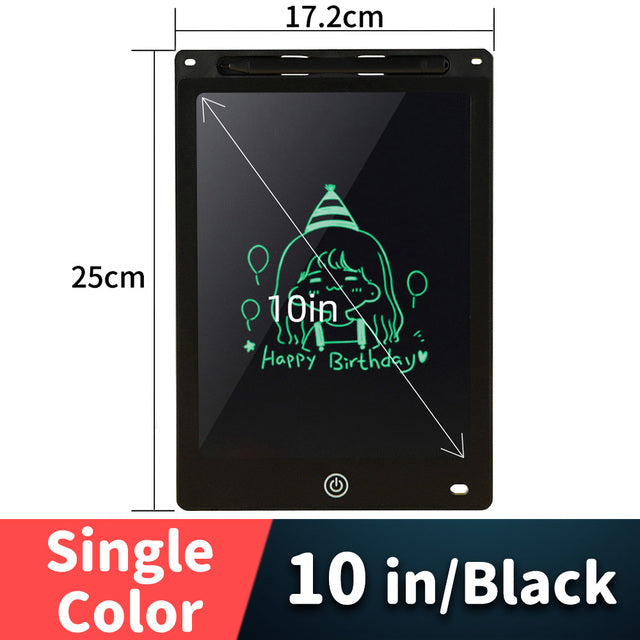LCD Drawing Tablet for Kids | Colour Writing Board | Reusable Electronic Doodle Pad | Stylus Included | 6.5"–16"