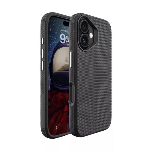 Xquisite ProGrip Tough Case for iPhone 17 | Dual Layer Shockproof | Extra Grip | Metal Buttons | Slim