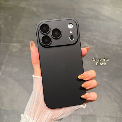 Frosted PC Hard Case with Built-In Lens Protector | iPhone 16 & 17 Series | Drop-Proof | Ultra-Thin | Full Cover