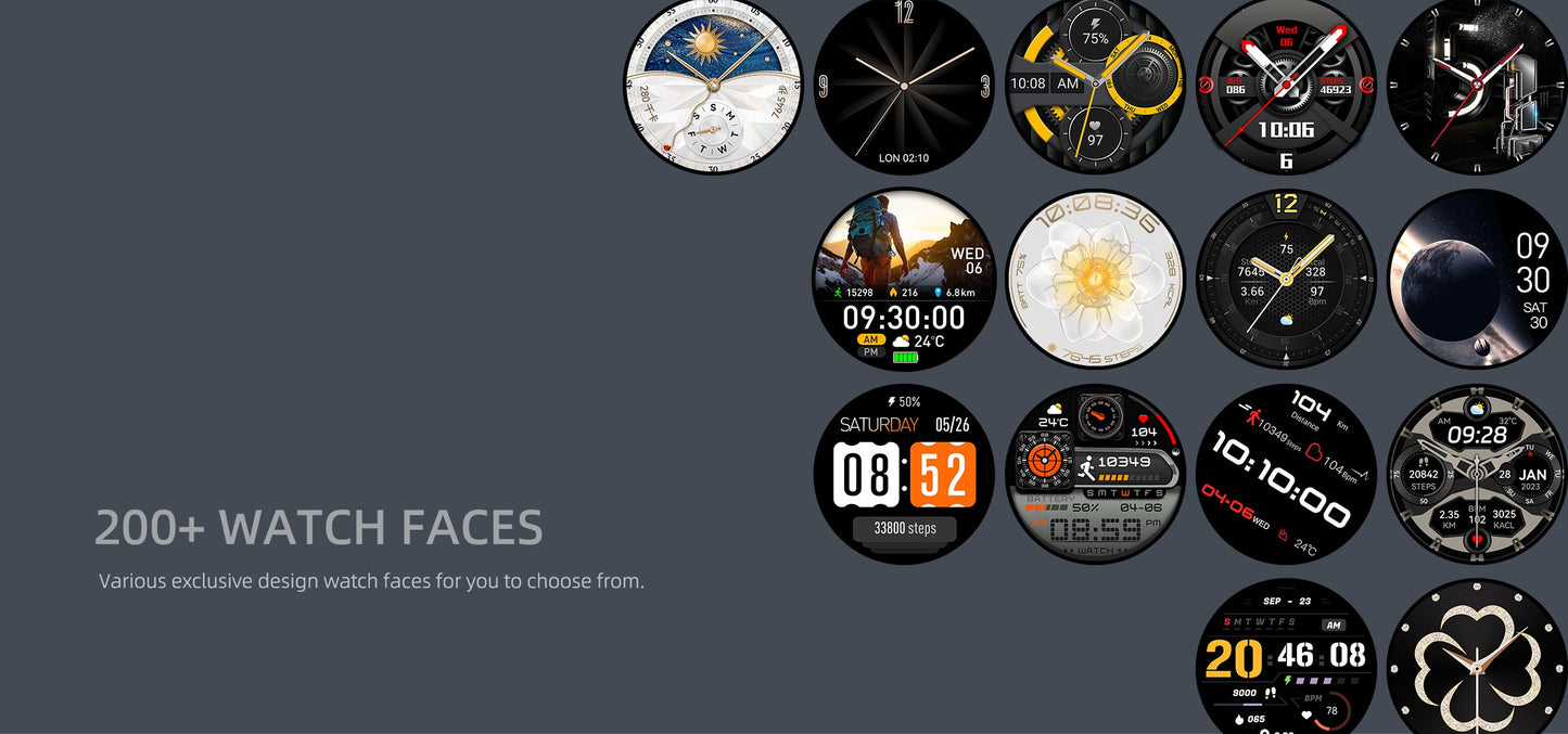 Bardman SmartX Smartwatch | AMOLED Display, GPS, Dual Frequency & 180+ Sports Modes | Military-Grade