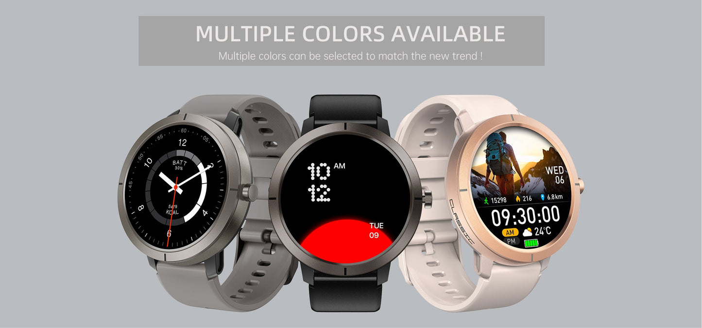 Bardman SmartX Smartwatch | AMOLED Display, GPS, Dual Frequency & 180+ Sports Modes | Military-Grade | Silver