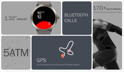 Bardman SmartX Smartwatch | AMOLED Display, GPS, Dual Frequency & 180+ Sports Modes | Military-Grade