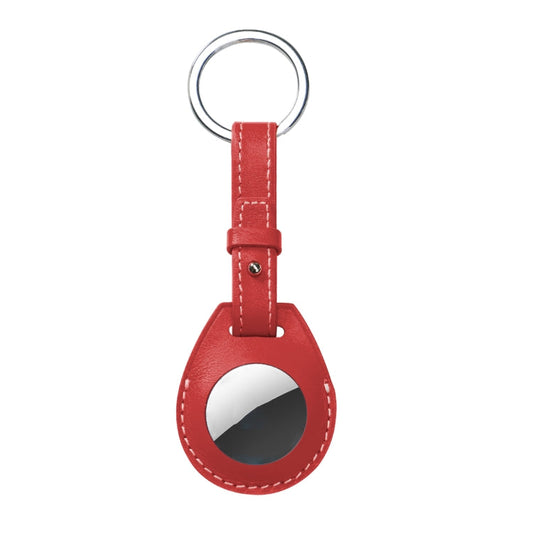 Leather AirTag Case with Hang Loop | AirTag 1st & 2nd Gen | Shockproof | Anti-Scratch | Keychain & Bag Accessory