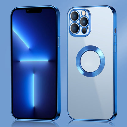 9D Electroplated Edge Metal Ring Clear PC + TPU Shockproof Case, For iPhone 12 Pro, For iPhone 12 Pro Max, For iPhone 11, For iPhone 11 Pro Max