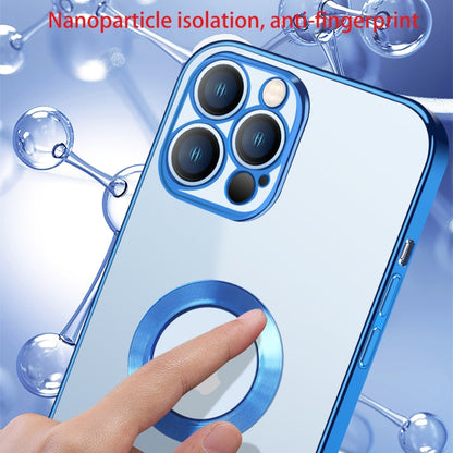 9D Electroplated Edge Metal Ring Clear PC + TPU Shockproof Case, For iPhone 12 Pro, For iPhone 12 Pro Max, For iPhone 11, For iPhone 11 Pro Max