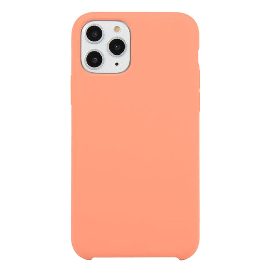For iPhone 11 Solid Color Solid Silicone  Shockproof Case (Hibiscus Pink), For iPhone 11 Pro Max
