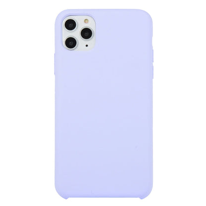 For iPhone 11 Solid Color Solid Silicone  Shockproof Case (Hibiscus Pink), For iPhone 11 Pro Max