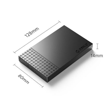 ORICO ORICO-2526U3-V1 2.5 inch USB 3.0 Micro-B Hard Drive Enclosure External Storage Case(Black)