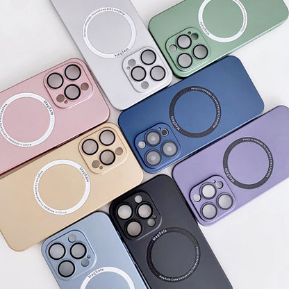 Magsafe Magnetic PC Shockproof Phone Case With Camera Lens, For iPhone 11, For iPhone 11 Pro Max, For iPhone 12 Pro Max
