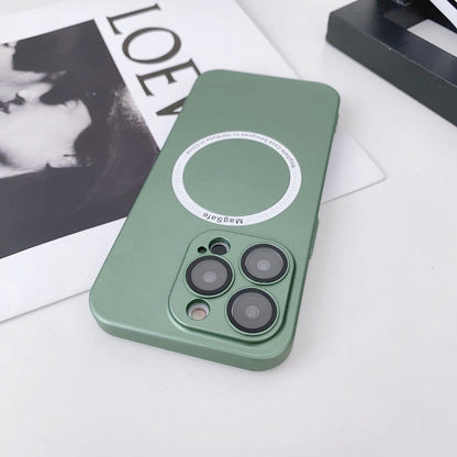 Magsafe Magnetic PC Shockproof Phone Case With Camera Lens, For iPhone 11, For iPhone 11 Pro Max, For iPhone 12 Pro Max