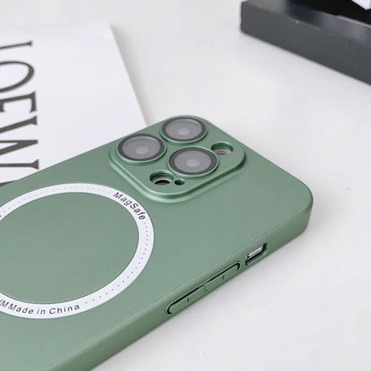 Magsafe Magnetic PC Shockproof Phone Case With Camera Lens, For iPhone 11, For iPhone 11 Pro Max, For iPhone 12 Pro Max