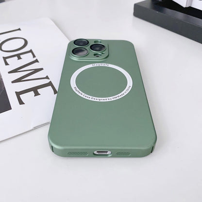 Magsafe Magnetic PC Shockproof Phone Case With Camera Lens, For iPhone 11, For iPhone 11 Pro Max, For iPhone 12 Pro Max