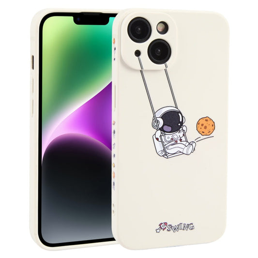 Astronaut Swinging TPU Phone Case | iPhone 13 & 14 Series | SE 2020/2022 | Shockproof | Fun Design