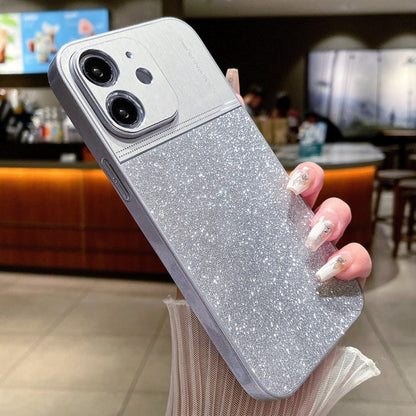 Metallic Glitter Powder Shockproof Phone Case, For iPhone 13 Pro Max, For iPhone 13 Pro, For iPhone 13, For iPhone 12