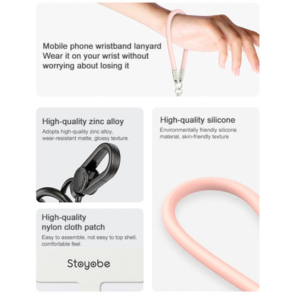 Stoyobe PL-II Universal Phone Wrist Strap | Silicone Anti-Lost Lanyard | Tiffany Blue