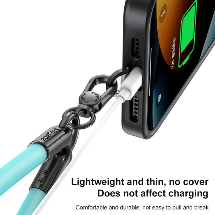Stoyobe PL-II Universal Phone Wrist Strap | Silicone Anti-Lost Lanyard | Tiffany Blue