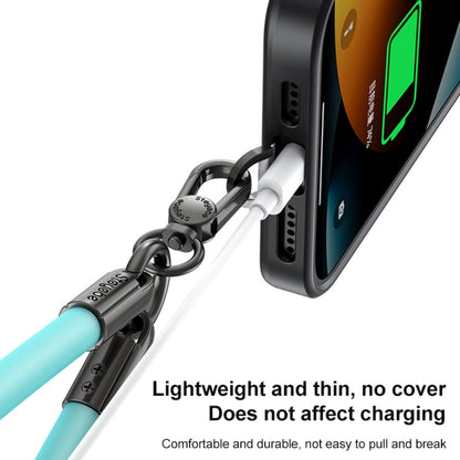 Stoyobe PL-II Universal Phone Wrist Strap | Silicone Anti-Lost Lanyard | Tiffany Blue
