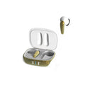 Active Noise Cancelling Friendie AIR Focus ANC Earbuds – Pearl White and Gold (In Ear Wireless Headphones)