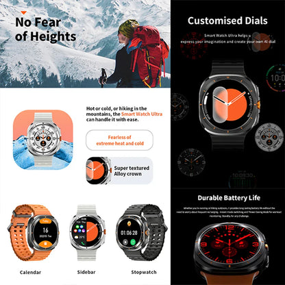 Ultra Men GPS Smartwatch – Fitness Tracker, Call Support, Heart Rate & Sports Modes (iOS & Android)