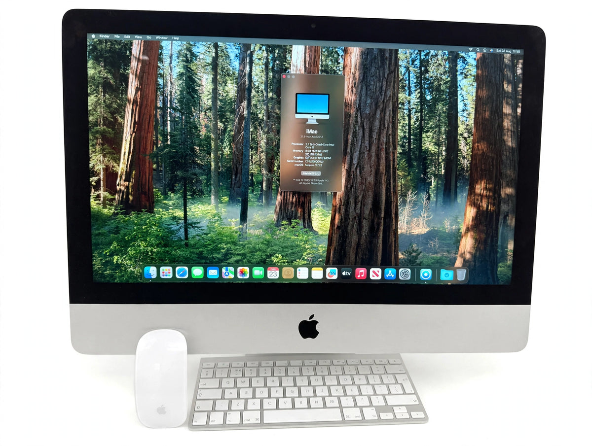 Apple iMac 21.5" Late 2012 | Upgraded macOS Sequoia 15.7.9 | Intel i5 | 8GB RAM | 1TB | Keyboard & Mouse