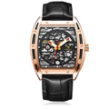 Deepmark Automatic Luxury Watch | 41mm | Power Reserve | Luminous Hands | Skeleton Dial | Water Resistant