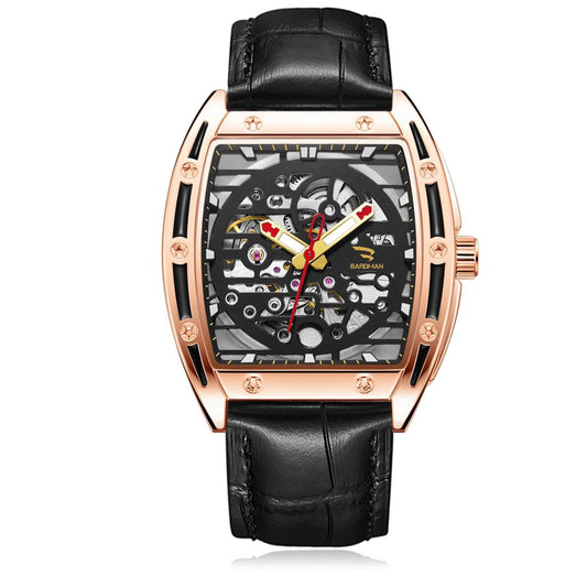 Deepmark Automatic Luxury Watch | 41mm | Power Reserve | Luminous Hands | Skeleton Dial | Water Resistant