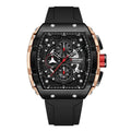 Chrono Prestige Quartz Luxury Watch | Auto Date | Water Resistant | Vintage Minimalist Design | Black