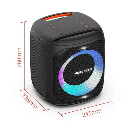 HOPESTAR Party100 Bluetooth 5.0 Portable Waterproof Wireless Bluetooth Speaker with Mobile Charging Function, Party100(Green)