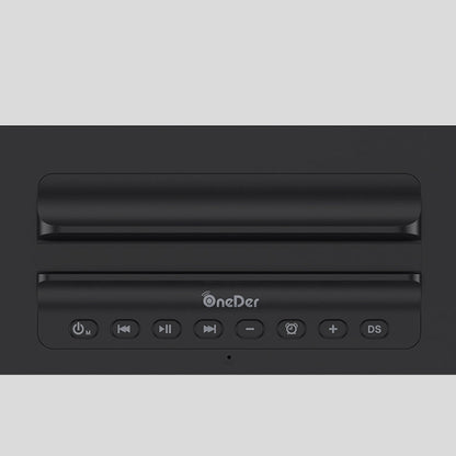 Oneder V06 Smart Sound Box Wireless Bluetooth Speaker, LED Screen Alarm Clock, Support Hands-free & FM & TF Card & AUX & USB Drive