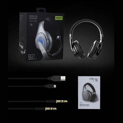 B21 Wireless Bluetooth Headphones – Deep Bass, Soft Over-Ear Comfort, 3.5mm AUX & Long Battery Life