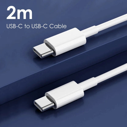 Universal USB-C Fast Charger – 2m Cable, Wide Voltage, Safe & Portable Charging for Smartphones & Rechargeable Devices