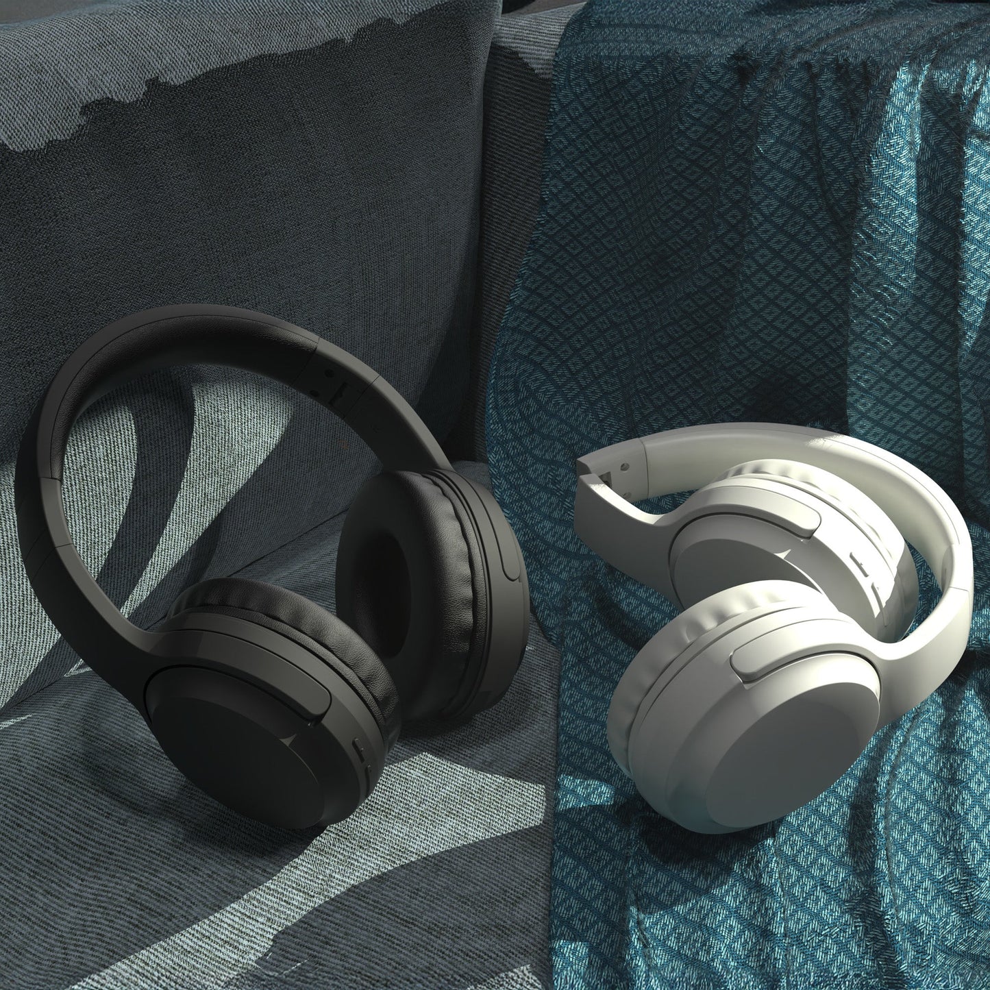 Maplin Bluetooth 5.3 Noise Cancelling Over-Ear Headphones | 25hr Battery | USB-C | AUX | Black