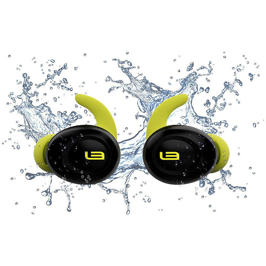 Maplin Hypersonic Sports Wireless Earbuds | IPX7 Waterproof | BT 5.0 | 20Hr+ Case | Qi & USB-C Charging