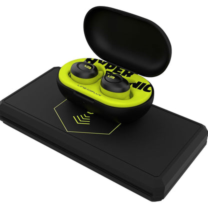 Maplin Hypersonic Sports Wireless Earbuds | IPX7 Waterproof | BT 5.0 | 20Hr+ Case | Qi & USB-C Charging