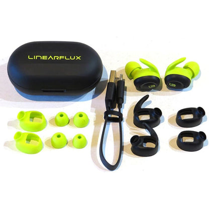 Maplin Hypersonic Sports Wireless Earbuds | IPX7 Waterproof | BT 5.0 | 20Hr+ Case | Qi & USB-C Charging