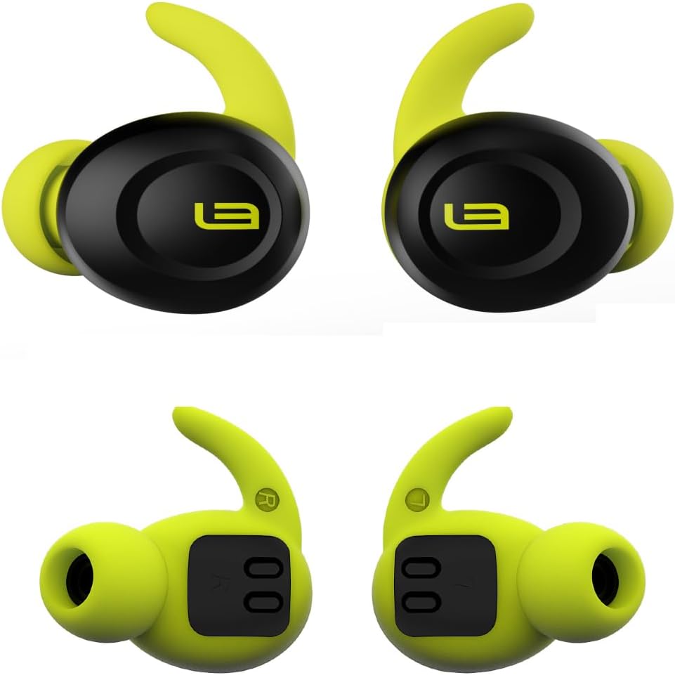 Maplin Hypersonic Sports Wireless Earbuds | IPX7 Waterproof | BT 5.0 | 20Hr+ Case | Qi & USB-C Charging
