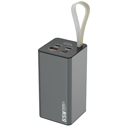 Maplin 30,000mAh Power Bank | 65W PD Fast Charging | USB-C & USB-A | LED Display