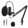 ProSound XLR Microphone with Boom Arm Kit | Cardioid Dynamic | Podcast Streaming | Shock Mount & Pop Filter