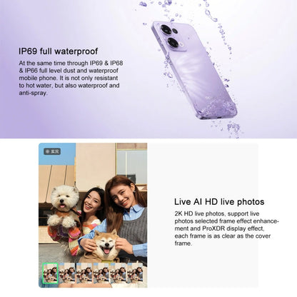 OPPO Reno13 5G | 16GB + 512GB | 6.59" AMOLED 120Hz | 50MP OIS | ColorOS 15 | Blue